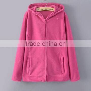 2016 Professional Polar Fleece Manufacturer From JIangxi Province,100% Polyester,DTY 150D/96F 280g Polar Fleece Women Coat 2015 photo-3