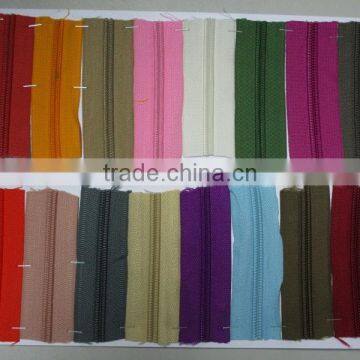 Nylon zipper stock lots made in china