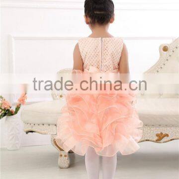 2017 Hot Sale Kid Floral Dress Baby Girls Summer Dress photo-4