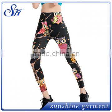 KX019 Polyester Women's Novelty Leggings with Various Prints 2017