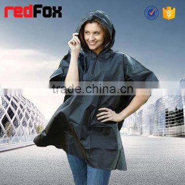 cheap fashion reflective rain poncho for motorcycle