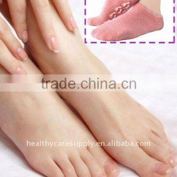Magic Unisex Beauty Spa Soften Repairing Whitening Moisturizing Treatment Skincare Anti Slip Gel Socks