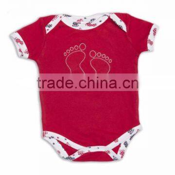 Short sleeve lap shoulder bodysuit