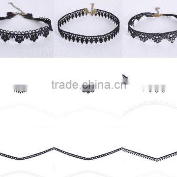 Korean simple lace flower choker necklace fashion street girl lace choker necklace ecnomic costume jewelry