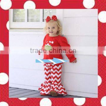 Baby Outfit Wholesale Children Boutique Remake Red White Stripe Pajamas Christmas Stripe Pajamas photo-4