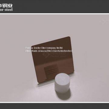 China Supplier 304 Wine Red Mirror Stainless Steel Sheet Price photo-4