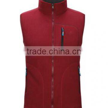 Fashionable Ladies Winter Jackets Warm Waistcoats 100% Polyester Polar Fleece Cheaper Customized Zip-up Jackets photo-3