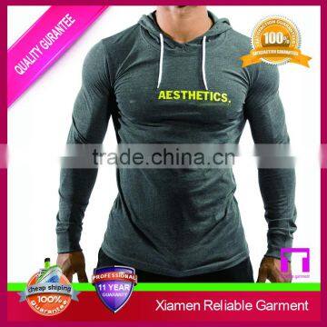 2016 New Hip Hop Hoodies and Dry Fit Male Gym Fitness Sports Clothing Manufactuer photo-2