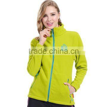 Chian eco friendly clothing manufacturers women fleece jacket