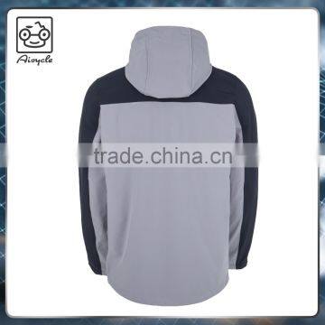 New Arrived Mans Cycling Jacket Grey Soft Shell Fleece Lined Jacket photo-2