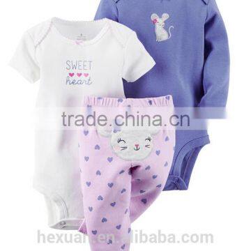 100% Cotton Baby Cotton Clothing Baby Clothes Girls Boutique Clothing Spring 2016 Baby Romper photo-4