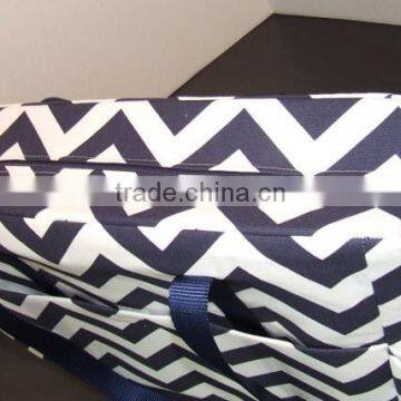 Fashion Monogrammed Big Stripe Tote Bag photo-4