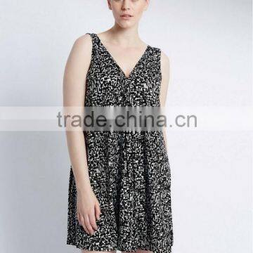 PLUS Animal Print Fit & Flare Vest Dress photo-1
