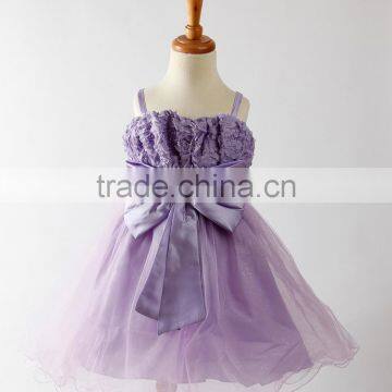 High Quality Little Queen Real Sample Flower Girl Dress Made in China photo-5