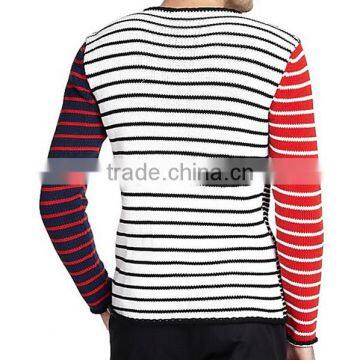 Men's Latest Colorful Design Cotton Sweater photo-3
