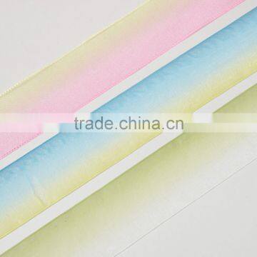 38mm Rainbow Sheer Ribbon Multi Color photo-3