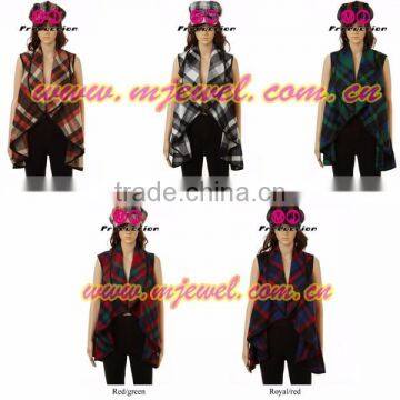 Plaid Sherpa Waistcoat photo-4