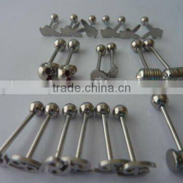 316l Stainless Steel Bizarre Tongue Ring