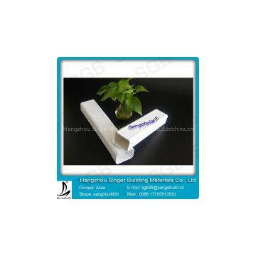 K-style gutters ,PVC rainwater drainage system,pvc rain water gutters