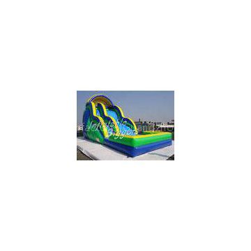 EN14960 PVC Slippery Inflatable Water Slide / Long Water Slides For Backyard