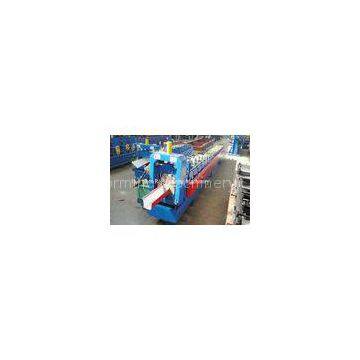 6KW Color Ridge Roofing Sheet / Cap Gutter Roll Forming Machine With 18 Rows