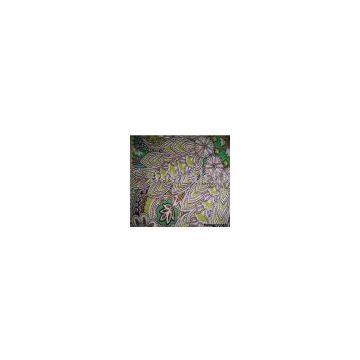 printed silk knitting  fabric