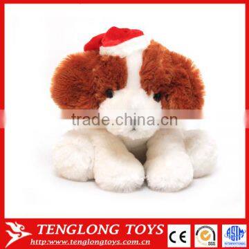 Mini Christmaself soft plush dog christmas dog toy