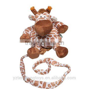 Wholesale new design plush animal shaped baby walking harness belt