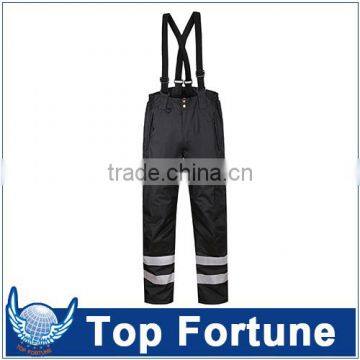 customized hi vis workwear safety overall Oxford fabric with padding