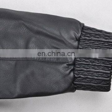 2017 Latest Fashion Mens Warm Cheap Leather Motorcycle Jacket photo-6