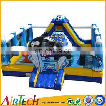 Inflatable fish bouncer for popular