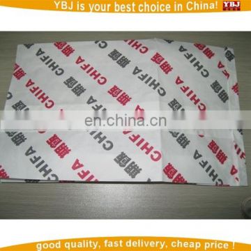 paper bag for food packaging,White kraft paper bag printed take away fast food paper bag