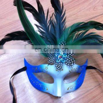 wholesale party masquerade masks with stick/half face masquerade masks MSK27