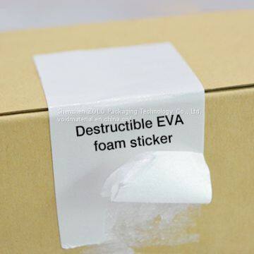 Destructible Eva Foam Sticker