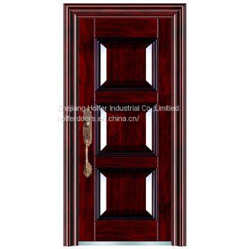 smooth surface steel security door