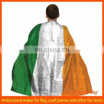 football fan sport cape flag