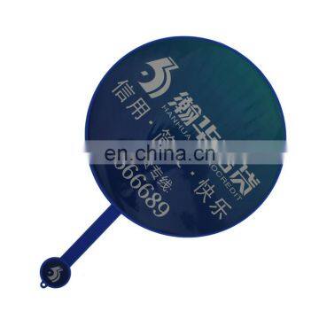 promo brand name custom made plastic gift hand fan