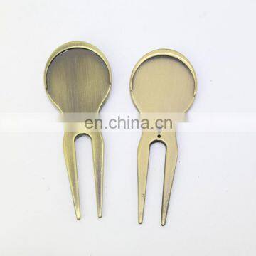 Metal Golf Divot Repair Tool With Golf Ball Marker photo-2