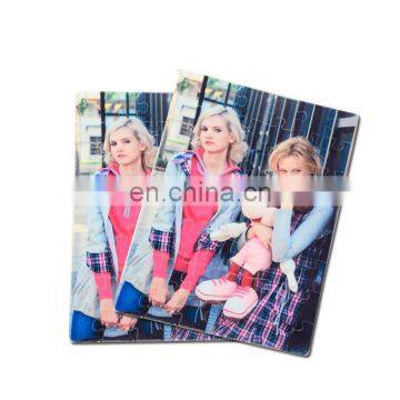 Blank Rectangular Round Sublimation Jigsaw Puzzle photo-4