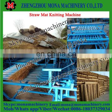 Grass Wheat Straw Mat Knitting Machine , Rice straw mat weaving machine