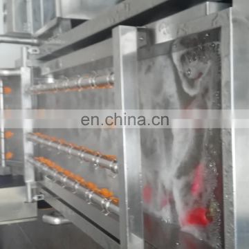 brush washing machine fruit and vegetable vegetable and fruit washing machine