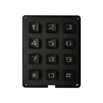 3x4 Safe Key and Natural Silicone Electroconductive Rubber Keypad photo-3