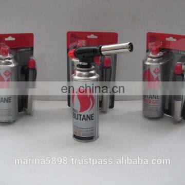 GAS TORCH & BUTANE GAS CARTRIDGE 'KIT'