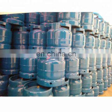 Empty Lpg Gas Cylinder 6kg Gas Tank With Valve Factory for Nigeria Zimbabwa