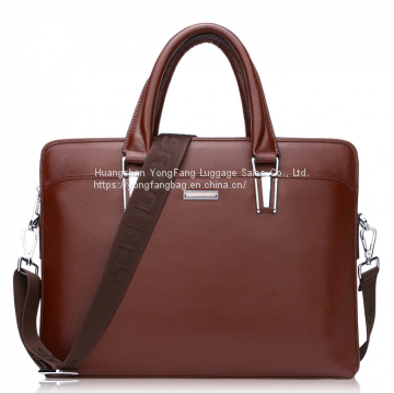 New men's leather handbag cross-sectional business bag