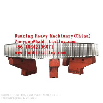 Mild Steel Ball Mill Ring Gear from China OEM and customized