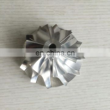 RHG6 60.65/82.05mm 6+6 blades high performance turbo milling/aluminum 2618/billet compressor wheel Chevy 6.6L