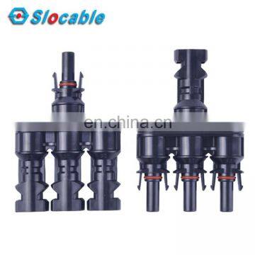 Slocable High Current Carrying Capacity PPO 3to1 PV Branch Connector