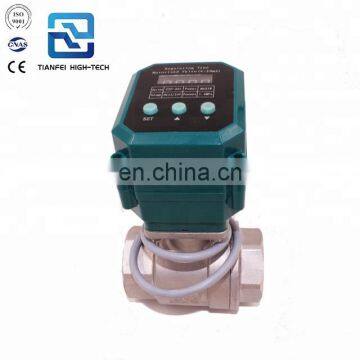 4-20mA-Discount Flow Control Electric Linear Actuator Proportional Ball Valve for Water 12v 24v