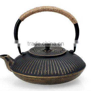 Golden Cast Iron Teapot 750ml